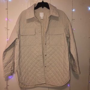 H&M cream jacket